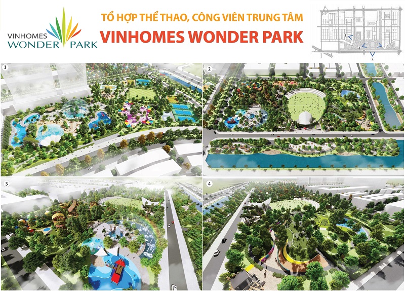 Tổ hợp thể thao, công viên Trung tâm Vinhomes Wonder Park