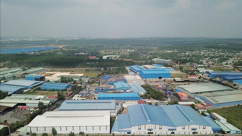 Các nhà xưởng tại khu công nghiệp Tam Phước