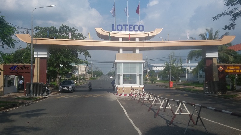 Vị trí địa lý thuận lợi của đất nền khu công nghiệp Loteco