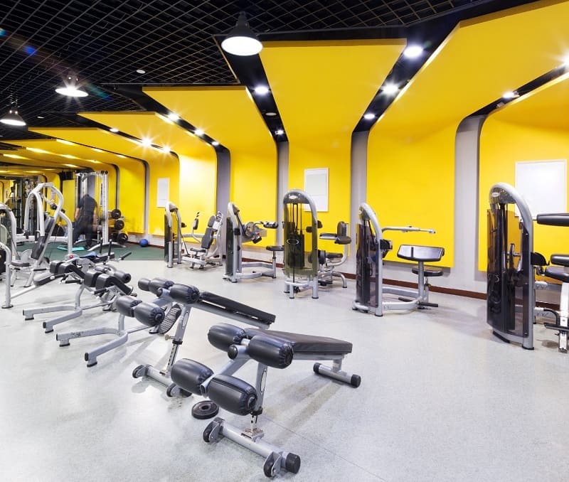 Phòng tập Gym tích hợp đầy đủ máy móc hiện đại phục vụ cư dân