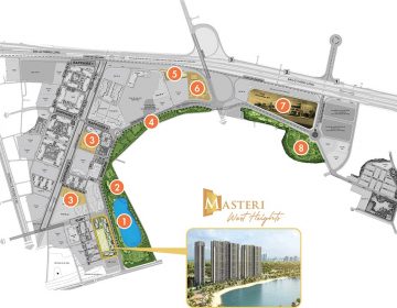 Vị trí dự án Masteri Smart City Tây Mỗ
