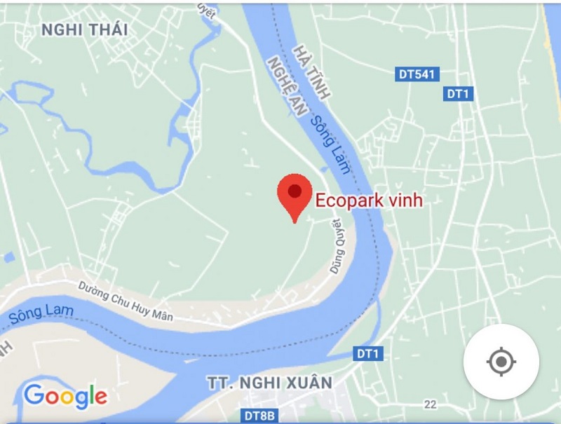 Dự án khu đô thị Ecopark Vinh nằm ở vị trí có giao thông kết nối dễ dàng