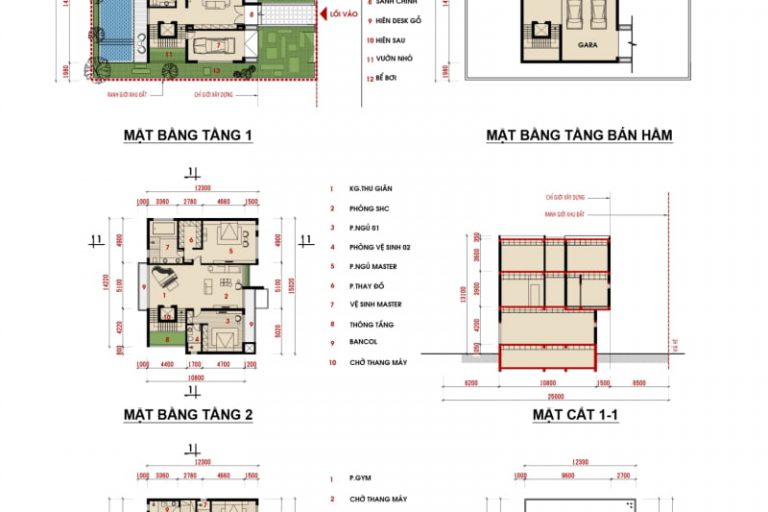 Ảnh 6: Thiết kế biệt thự dự án